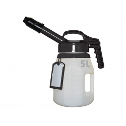 Secur-oil 5L Black Long, Secure pitcher for your extra oil, precise flow